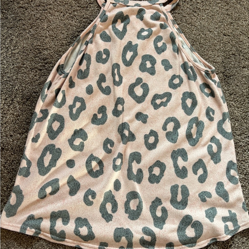 Leopard Print Halter Top - Picture 3 of 3